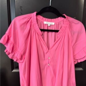 Rose & Olive Vibrant Pink Blouse